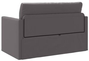 vidaXL Sofa na podłodze 2 w 1  Szara 124x71x78 cm Sztuczna skóra 10