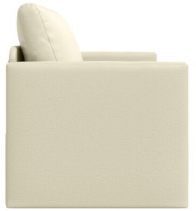 vidaXL Sofa Ziemna 2 w 1 Kremowa 124x71x78 cm skóra ekologiczna 9