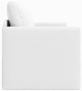 vidaXL Sofa na podłodze  2 w 1 Biała 124x71x78 cm Sztuczna skóra 9