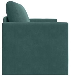 vidaXL Kanapa z funkcją spania 2-w-1 Ciemnozielona 124x204x61 cm Aksamit 9