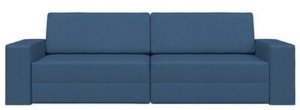 vidaXL Sofa Łóżko 2-w-1 Niebieska 245x150x60.5 cm Tapicerka 6