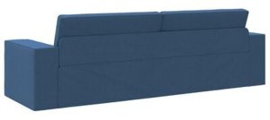 vidaXL Sofa Łóżko 2-w-1 Niebieska 245x150x60.5 cm Tapicerka 8