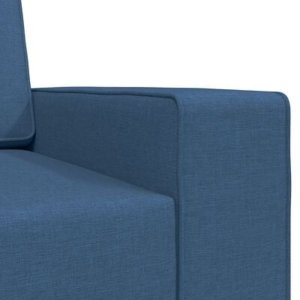 vidaXL Sofa Łóżko 2-w-1 Niebieska 245x150x60.5 cm Tapicerka 9