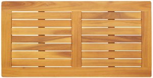 vidaXL Blat stołu 90x45x2,2 cm prostokątny z litego drewna akacjowego 2