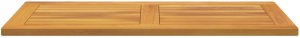 vidaXL Blat stołu 90x45x2,2 cm prostokątny z litego drewna akacjowego 4