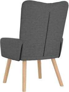 vidaXL Fotel relaksacyjny ciemnoszary materiał 4