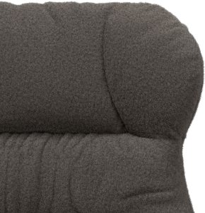 vidaXL Fotel relaksacyjny Ciemnoszary Tkanina przypominająca wełnę 7