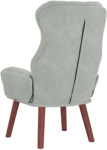 vidaXL Fotel relaksacyjny Jasnoszary Welur 6