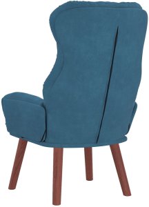 vidaXL Fotel Relaksacyjny z Niebieskiego Velvetu 6