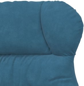 vidaXL Fotel Relaksacyjny z Niebieskiego Velvetu 7