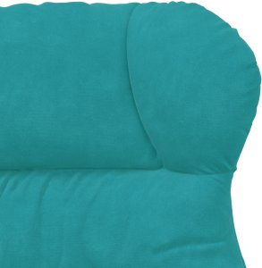 vidaXL Fotel relaksacyjny Turkusowy aksamit 6