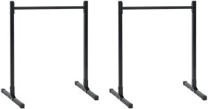 vidaXL Zestaw stacji dipowych 2 szt. Regulowana wysokość 88,5/98,5 cm Stal 2