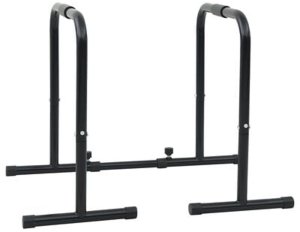 vidaXL Drążek do pompek z regulowaną długością, 300 kg nośności, 96-117x67x75 cm stal 3