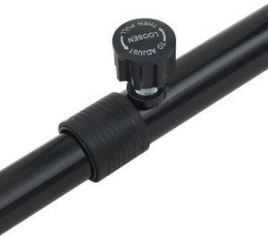 vidaXL Drążek do pompek z regulowaną długością, 300 kg nośności, 96-117x67x75 cm stal 7