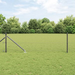 vidaXL Słupki ogrodzeniowe  z wbitym końcem 7 szt. 32 mm 60 cm ze stali ocynkowanej 1