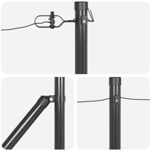 vidaXL Posts ogrodzeniowe z kolcem 13 szt. 32 mm 120 cm ze stali galwanizowanej 7