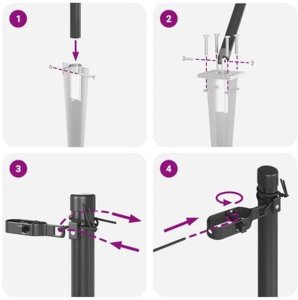 vidaXL Posts ogrodzeniowe z kolcem 13 szt. 32 mm 120 cm ze stali galwanizowanej 10