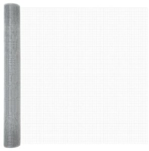 vidaXL vidaXL Ogrodzenie z drutu spawanego 1.4x25 m z ocynkowanej stali 5