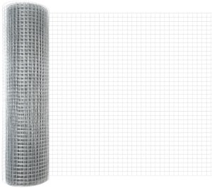 vidaXL vidaXL Siatka spawana 0.4x50 m Stal ocynkowana 4