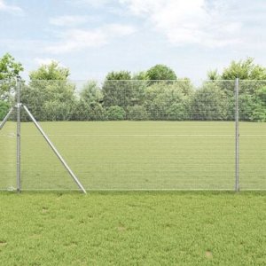 vidaXL Ogrodzenie spawane 1x50 m stal ocynkowana 4