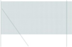 vidaXL Zielone ogrodzenie z drutu spawanego 1x50 m ze stali 3