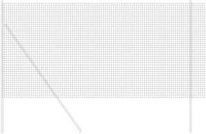 vidaXL Ogrodzenie z drutu spawanego Szare 1,4x25 m Stal 3