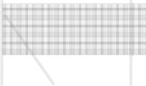 vidaXL Spawany Płot Druciany Szary 0.5x100 m Stal 3