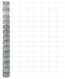 vidaXL Ogrodzenie Pole 1.4x25 m Stal Ocynkowana 5