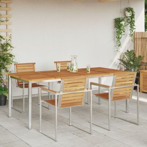 vidaXL Stół jadalny 200x90x74.5 cm Lite Drewno Akacjowe 4