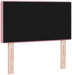 vidaXL Wezgłowie Różowe z Kryształowymi Guzikami 80 cm Aksamitne 7