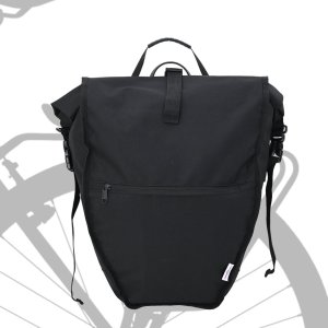 vidaXL Torba Rowerowa  na Bagażnik 25 L Czarna 32.5x17x57 cm 1