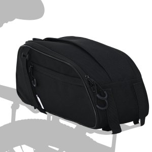 vidaXL Torba Rowerowa  na Bagażnik 8 L Czarna 38x16x16 cm 1