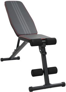 vidaXL Regulowana ławka  składana 230 kg czarna stal 2