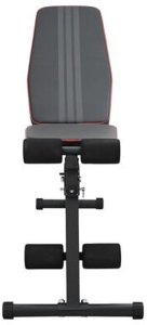 vidaXL Regulowana ławka  składana 230 kg czarna stal 4