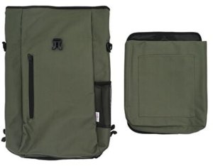 vidaXL Torba rowerowa  na bagażnik 20 L oliwkowa 31x13x58 cm 8
