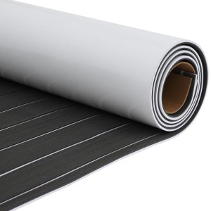 vidaXL Podłoga łodzi  Samoprzylepna Ciemnoszara i Biała 240x90 cm EVA Foam 3