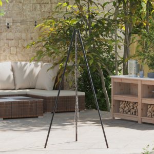 vidaXL Campfire Cooking Tripod 150 cm Wysokość Stal 1