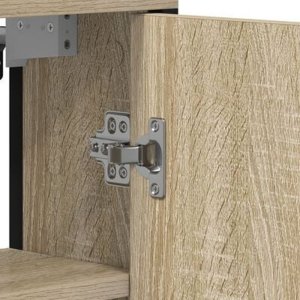 vidaXL Szafka z lustrem do łazienki w kolorze dębu sonoma, 60x16x60 cm 10