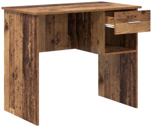 Biurko vidaXL Brązowe 90 cm x 49.5 cm 4