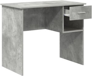 Biurko vidaXL Szare 90 cm x 49.5 cm 4