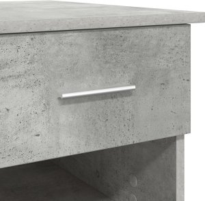 Biurko vidaXL Szare 90 cm x 49.5 cm 8