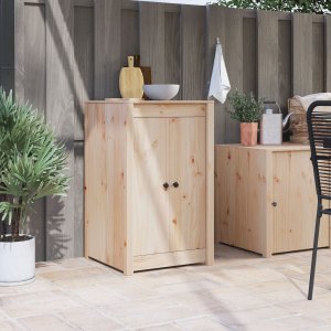 vidaXL Drzwi do kuchni na świeżym powietrzu 50x9x82 cm Lite drewno sosnowe 1