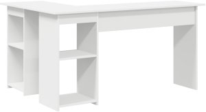 Biurko vidaXL Białe 140 cm x 60 cm 6