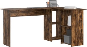 Biurko vidaXL Brązowe 142 cm x 102 cm 2