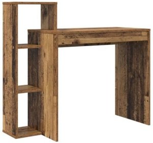 Biurko vidaXL Brązowe 100 cm x 40 cm 3