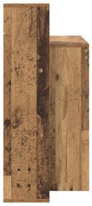 Biurko vidaXL Brązowe 100 cm x 40 cm 7