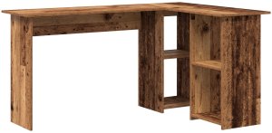 Biurko vidaXL Brązowe 120 cm x 120 cm 2