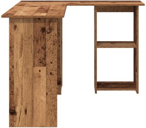 Biurko vidaXL Brązowe 120 cm x 120 cm 5