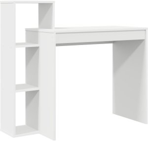 Biurko vidaXL Białe 100 cm x 40 cm 2