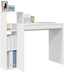 Biurko vidaXL Białe 100 cm x 40 cm 5